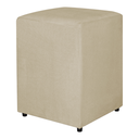 Ver imagem 2 de Puff Quadrado Decorativo Suede Bege - Fri Varejo