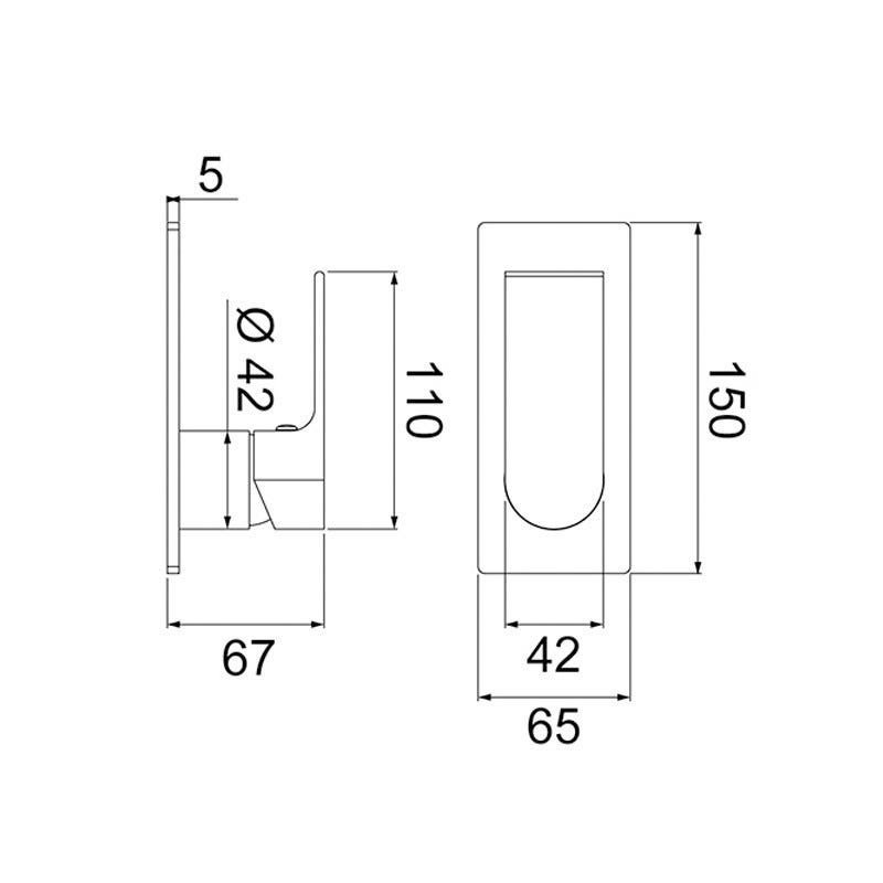 Misturador Monocomando para Chuveiro Lorenzetti 2993 B78 LorenLike Preto - 2