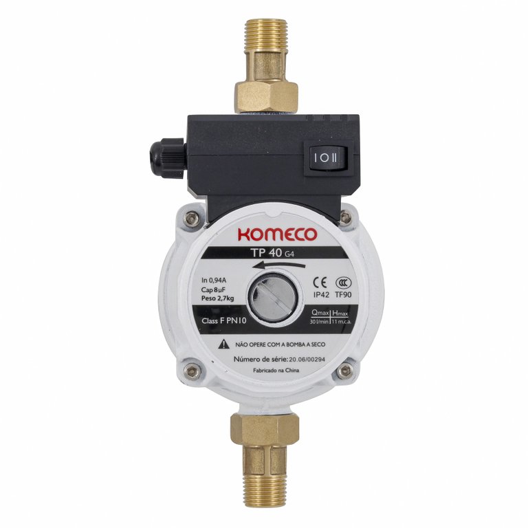 Pressurizador de Água Komeco Tp40 G4 120w - 220v