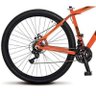 Bicicleta Colli MTB High Performance Laranja Neon Aro 29 Alum. Kit Shimano 21M Susp. Dianteira Freio - 2