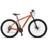 Bicicleta Colli MTB High Performance Laranja Neon Aro 29 Alum. Kit Shimano 21M Susp. Dianteira Freio - 1