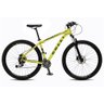 Bicicleta Colli MTB High Performance Amarelo Neon Aro 29 Alum. Kit Shimano 21M Susp. Dianteira Freio - 1