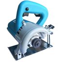 Ver imagem 3 de Serra Mármore 4.3/8´´ 110mm 1200w 110v 127v 12000 Rpm com 2 Discos Importway Tipo Makita Azul
