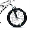 Bicicleta Colli Fulls Gps Aro 20 21 Marchas Suspensão Dupla 310 Branco - 4
