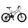 Bicicleta Colli Fulls Gps Aro 20 21 Marchas Suspensão Dupla 310 Branco - 1