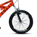 Ver imagem 4 de Bicicleta Colli Fulls GPS Aro 20 21 Marchas Suspensão Dupla 310 Laranja Neon