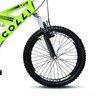 Bicicleta Colli Fulls GPS Aro 20 21 Marchas Suspensão Dupla 310 Amarelo Neon - 4