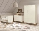 Ver imagem 1 de Jogo de Quarto para Bebê Completo 3 Portas Théo New Areia Fosco com Madeira - MoveisAqui