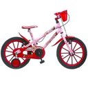 Ver imagem 1 de Bicicleta Infantil Feminina Colli Aro 16, Idade Recomendada 4 a 8 anos, Moranguinho - 103