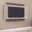 Ver imagem 2 de Painel Cancun Home Theater para Tv até 58 Polegadas Sala de Estar Quarto Granite e Marrom Escuro