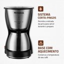 Ver imagem 5 de Cafeteira Elétrica Mondial Dolce Arome Preto/inox 550w 127v - C-34 Ji 15x