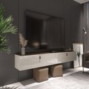 Ver imagem 4 de Rack Suspenso para Tv até 70 Polegadas 2 Portas Grécia 180cm