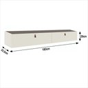 Ver imagem 3 de Rack Suspenso para Tv até 70 Polegadas 2 Portas Grécia 180cm