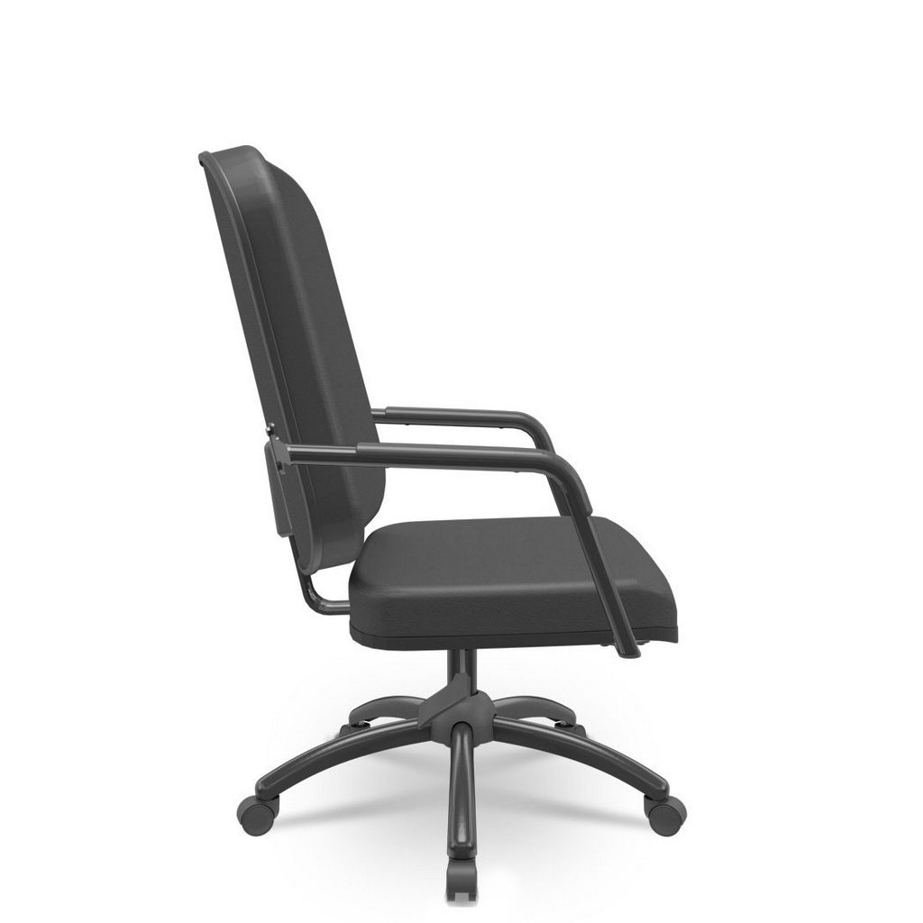 Cadeira Giratoria Operativa Plus Size suporta até 185kg Poliéster - Plaxmetal - 3