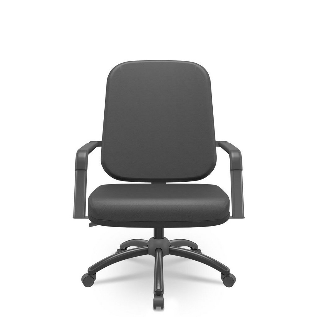 Cadeira Giratoria Operativa Plus Size suporta até 185kg Poliéster - Plaxmetal - 2