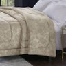 Cobertor Alaska Queen Poeme Bege - 100% Poliéster - Home Design - Corttex - 1