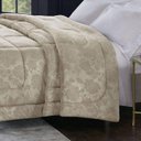 Ver imagem 1 de Cobertor Alaska Queen Poeme Bege - 100% Poliéster - Home Design - Corttex