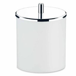 Lixeira com Tampa Basculante Inox 5,4 Litros Ø 18,5x23 cm Brinox - 1 Lixeira com Tampa Basculante Inox 5,4 Litros Ø 18,5x23 cm Brinox - 1