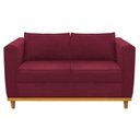 Ver imagem 7 de Sofá 2 Lugares Europa Suede Bordô