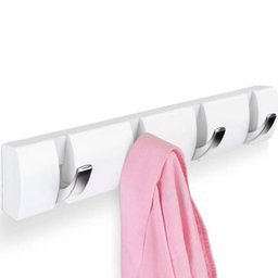 Suporte Cabide com 4 Ganchos Branco Arthi - 4