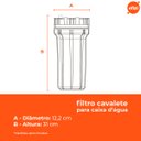 Ver imagem 3 de Filtro de Água Ponto de Entrada Branco Acqualimp