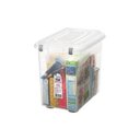Ver imagem 1 de Caixa Organizadora Grande Plástico Transparente 26,5 L - 965 - SamRemo - SAN 106