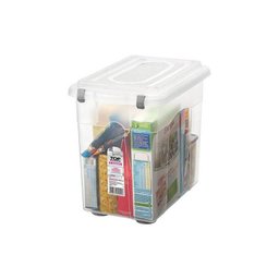 Caixa Organizadora Grande Plástico Transparente 26,5 L - 965 - SamRemo - SAN 106 - 2