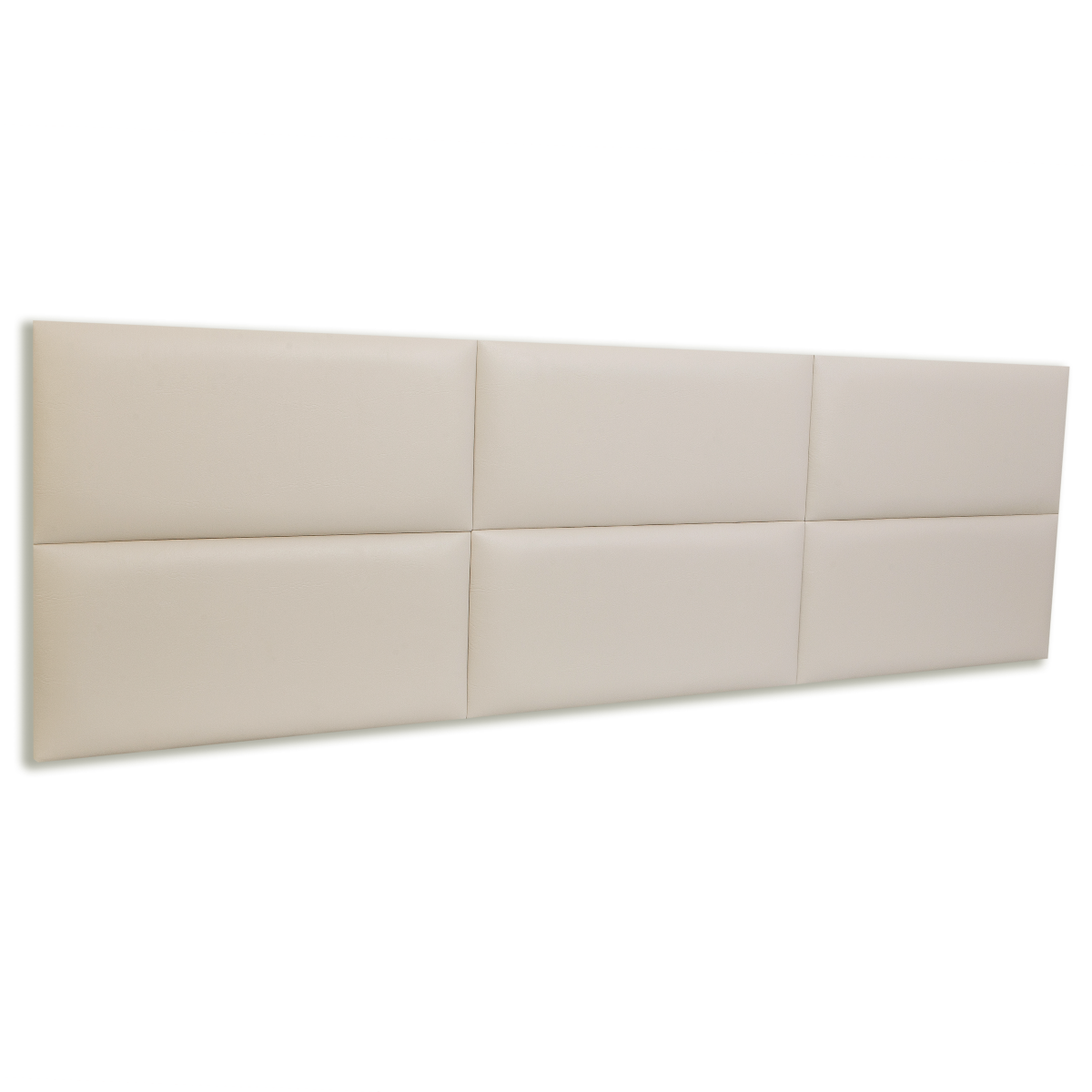 Cabeceira King Corino 195x60 Cama Box Modulada Retangular Marfim