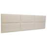 Cabeceira King Corino 195x60 Cama Box Modulada Retangular Marfim - 1