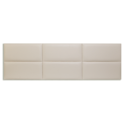 Cabeceira King Corino 195x60 Cama Box Modulada Retangular Marfim - 3