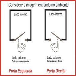 Porta de Alumínio com Puxador Alumifort Sasazaki 216 x 88cm - 3