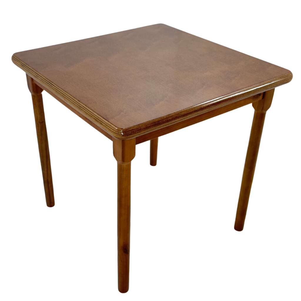 Mesa 80x80 Laminada Madeira - Reisol Móveis Marrom - 1