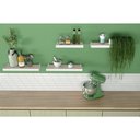 Ver imagem 2 de PRATELEIRA DUETTO 4 X 20 X 40 CM | PRAT-K NOGUEIRA COM MOLDURA BRANCA