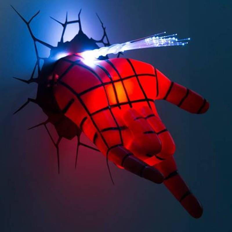 Luminária 3D Light FX Mão Homem de ARANHA - 5