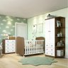 Quarto de Bebê Completo com Guarda Roupa Cômoda e Berço Mini Cama 100% Mdf Pega-pega Móveis - 1