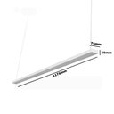 Ver imagem 2 de Luminária Pendente Slim Branco 117cm Led 45w 6500k Bivolt Embu Led