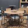 Mesa para Sala de Jantar Redonda Durand - 4