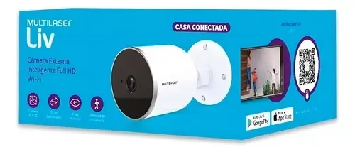 Câmera Externa Inteligente Full Hd Wi-fi Se222 - Multilaser - 1