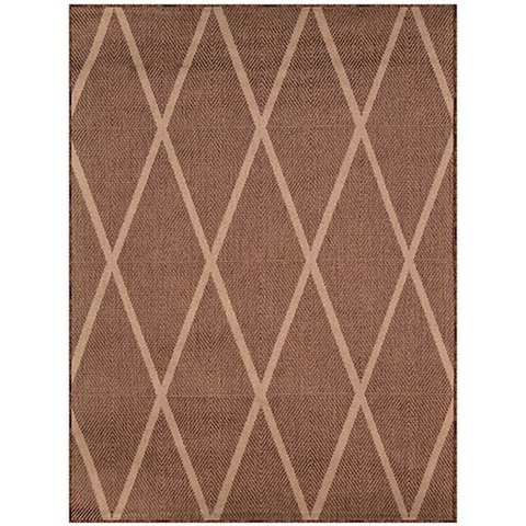 Tapete para Sala Sisal Eco-Nature Geo 70 Marrom 3,00X4,00M - J Serrano