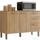 Ver imagem 6 de Cozinha Modulada 4 Peças 9 Portas 2 Gavetas MDP e MDF Urbane Kits Paraná