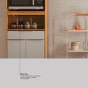 Ver mais imagens de Cozinha Completa Modulada 3 Peças 7 Portas Plena Amarelo/Cinamon/Nude Prime