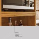 Ver imagem 6 de Cozinha Completa Modulada 3 Peças 7 Portas Plena Amarelo/Cinamon/Nude Prime