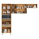 Ver imagem 5 de Cozinha Completa Modulada 3 Peças 7 Portas Plena Amarelo/Cinamon/Nude Prime