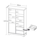 Ver imagem 3 de Estante com 4 Prateleiras e 1 Porta Girona Olmo Branco