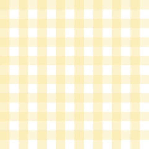 Papel de Parede Doce Estilo Xadrez Amarelo 82151