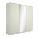 Ver imagem 2 de Guarda Roupa Bend em Mdf 260x240cm 3 Portas com Espelho Luna C830