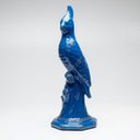Ver imagem 1 de Cacatua Decorativa em Cerâmica Azul 45 cm Cacatua