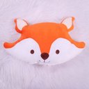 Ver imagem 2 de Almofada Decorativa Safari Infantil para Bebê e Crianças em Pelúcia:raposa Laranja