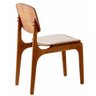 Conjunto com 2 Cadeiras Malta em Madeira Maciça para Sala de Jantar Moderna Mobília - 8