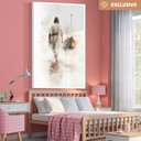 Ver imagem 1 de Quadro Decorativo Exclusivo Jesus sobre Águas Sala Quarto Casa Escritório